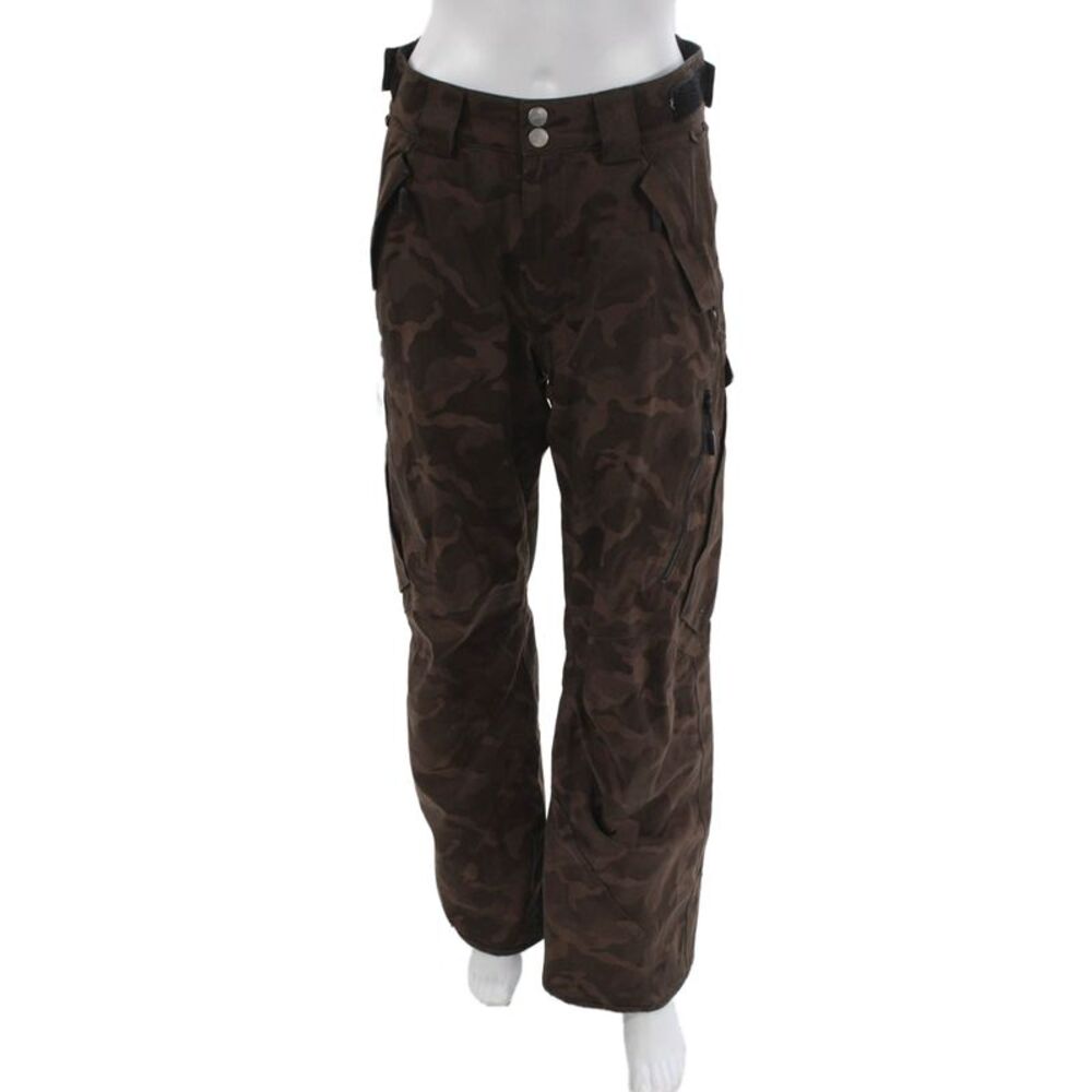 Matador Unisex Adults Snow Pants Brown Camo Polyester Button Size M